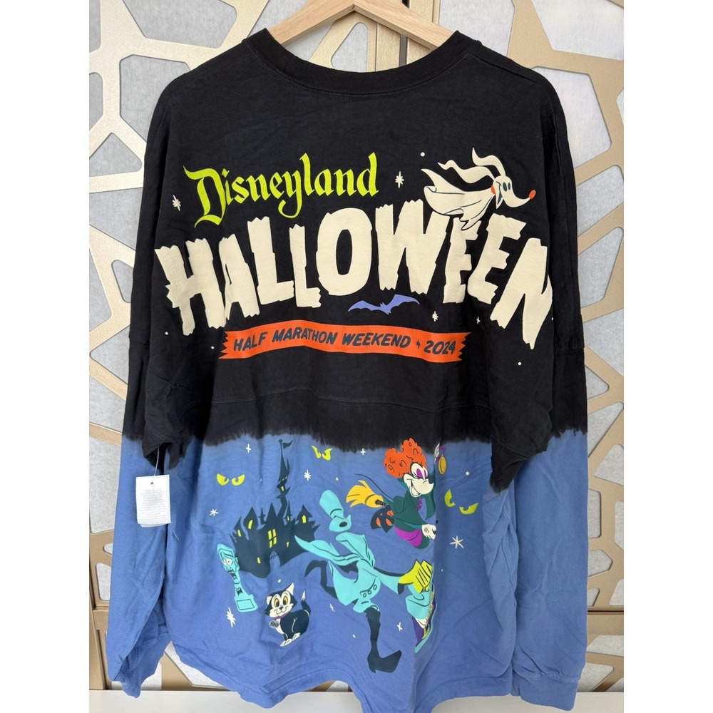 Disney runDisney Halloween 2024 Half Marathon Weekend Spirit Jersey Size XL New